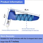 Car Door Handle for Elderly, 2 Pack Car Handles Assist Elderly, Car Door Support Handle for Seniors and Handicapped, Blue - Image 4