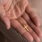 Moodear Cross Necklace for Women - Dainty 14K Gold Plated/Sterling Silver/Rose Gold Layered Cross Pendant Simple Cute Necklaces for Women Trendy Jewelry Gifts - Image 4