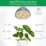 LED Grow Light Bulbs for Indoor Plants Full Spectrum, 320W Equivalent Plant Light Bulb, 4000K Plant Grow Light Bulb, Grow Bulb E26 Base, Grow Light for Indoor Plants, Seed Starting, Pack 1 - Image 5