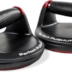Perfect Pushup Elite - Rotating Handle Design with Steel Ball Bearings for Smooth, Effortless Handle Rotation - Ergonomic Grips, 8" Base & Textured, Non-Slip Bottom Treads - Supports up to 400lbs