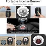 Electric Incense Burner,Portable USB Aroma Diffuser, Rechargeable Arab bakhoor Muslim Incense Holder for Car and Home - Image 2