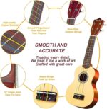 Everjoys Soprano Ukulele Beginner Pack-21 Inch w/Rainbow String Free Online Lesson Gig Bag Fast Learn Songbook Digital Tuner Pick All in One Kit - Image 2