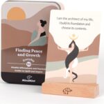 Daily Positive Affirmation Cards for Women - 50 Mindfulness Affirmations & Meditation Cards - Womens Empowerment Gifts - in Mint Box with Wooden Stand