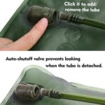 Hydration Bladder, 1.5L-2L-3L Water Bladder for Hiking Backpack Leak Proof Water Reservoir Storage Bag, BPA-Free Water Pouch Hydration Pack for Camping Cycling Running, Military Green 1.5-2-3 Liter - Image 4
