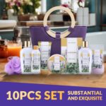 Spa Luxetique Gift Baskets for Women, Spa Gifts for Women - 10pcs Lavender Gift Sets with Body Lotion, Bubble Bath, Relaxing Bath Sets, Mothers Day Gifts for Mom - Image 3