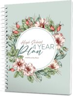 High School 4 Year Plan | Freshman-Senior | Courses | Curriculum | Track Credits | College Guidance | 8.5x11 | Eight Designs (Wild Rose)