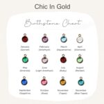 Birthstone Necklace for Mom 1 to 5 Kids Names and Birth Month Stones, Custom Family Jewelry for Women, Personalized Birthday Day, Mother's Day Gift for Wife Girlfriend, Grandma, 18k Gold Plated - Image 4