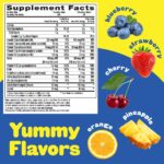 L'il Critters Gummy Vites Daily Kids Gummy Multivitamins Assorted Fruit Flavors for Ages 2+ Toddlers & Kids, Gummy Vitamin with Vitamin C and D, 95-190 Day Supply, 190 Gummies - Image 2