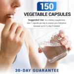 Dr. Berg Magnesium Glycinate with Vitamin D, B6 & Zinc for Stress Relief, Calm, Relaxation, & Good Sleep* - 120 mg Per Magnesium Bisglycinate Capsule - Chelated Magnesium Glycinate - 150 Caps - Image 8