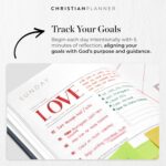 Faith & Focus by Christian Planner | 90 Day Undated Planner | Eco-Friendly FSC Certified Paper | Work, Life, & Spiritual Daily Journal, Designed to Help Accomplish Your Goals & Increase Productivity - Image 3