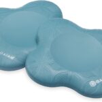 Gaiam Yoga Knee Pads (Set of 2) - Yoga Props and Accessories for Women/Men Cushions Knees and Elbows for Fitness, Travel, Meditation, Kneeling, Balance, Floor, Pilates