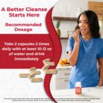 Health Plus Super Colon Cleanse 15 Day Supply of Gentle Gut Cleanse Detox, Psyllium Husk, Probiotics for Constipation Relief & Digestive Support, 60 Capsules - Image 3
