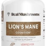 Lions Mane Mushroom Cognition Capsules (120 Capsules) Lions Mane Mushroom Powder Extract Capsules | Brain Supplement, Brain Vitamins, Focus Supplement