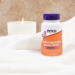 NOW Foods Supplements, Ashwagandha Stress Relief, Mood and Sleep Support*, with clinically Studied Lactium®, Promotes Relaxation and restful Sleep*, 60 Veg Capsules - Image 6