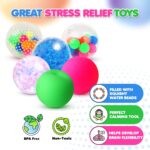 6 Set Squishy Sensory Stress Squeezing Balls for Adults: Best Calming Tool to Relieve Anxiety, Vent Mood and Improve Focus, Fun Fidgets for Student Classroom, Easter Gifts for Kids - Image 8