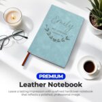 Personal Leather Journal Notebook, 9 Design, 5 Color, Customized Notebooks for Women and Men, Custom Journals to Write in, Diary for women, Personalized Gift for Sister, Girl, Boy, Mom and Dad - Image 3