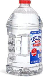 Little Kids Bubbles by Fubbles| Made in The USA |64oz Non Toxic Bubble Solution |Bubble Refill for Bubble Machines and Toys, Clear,12381 - Image 6