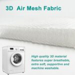 Esme L&H Meditation Cushion, Ventilated 3D Mesh Material Meditation Pillow Machine Washable Zafu Meditation Cushion, Comfy Yoga Pillows for Sitting on Floor for Adults - Image 2