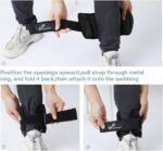 Sportneer Adjustable Ankle Weights 1 Pair 2 4 6 8 10 Lbs Leg Weight Straps for Women Men, Weighted Ankle Weights Set for Gym,Fitness, Workout,Walking, Jogging,1-5 lbs Each Ankle, 1 Pair 2-10 lbs - Image 7