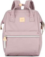 Himawari Laptop Backpack, Stylish Eco-Friendly Canvas, 11"x16"x6.3", Large Capacity, Multi-Functional with USB Port, Padded Back Panel, Adjustable Shoulder Straps