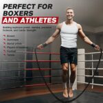 Jump Rope, Weighted Jump Ropes for Men women, 2.8lb 3.8lb 5lb Heavy Skipping Rope for Exercise, Adult Jumpropes for Home Workout, Improve Strength and Building Muscle,Total Body Workout Equipment - Image 2