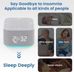 Sound Machine Alarm Clock, 32 Soothing Sounds, Night Lights Bluetooth Speaker, App Control White Noise Machine with Dimmable Clock, Noise Machine for Baby, Kids, Teens, Adult, Best Birthday Gift Ideas - Image 6