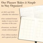 Anecdote 2025 Planner: A Monthly, Weekly & Daily Planner 2025 for Planning Your Success - A5 Size Hardcover Start Anytime and Achieve your Goals - Evergreen - Image 4