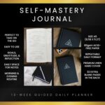 Self-Mastery Journal for Men - Daily Productivity Journal for Happiness, Gratitude, Mindfulness, Self Care & Reflection – Goal / Guided Journal for Men & Women – Inspirational Journal - Image 3