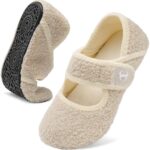 Comfy House Slippers for Women Men Wide Diabetic Sock Slippers Soft Slip On Slippers Cozy Barefoot House Shoes