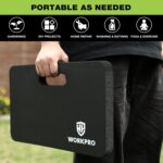 WORKPRO Extra Thick Kneeling Pad, Soft Foam Cushioning for Knee, Large Foam Kneeler Mat for Gardening, Bathing Baby, Workout Supplies, 17.5 x 11 x 1.5 in, Black - Image 8