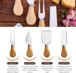 Charcuterie Board Gift Set - Bamboo Cheese Board and Charcuterie Boards Set - Housewarming Gifts New Home, Wedding Gifts for Couples 2025, Bridal Shower Gift, Birthday Gifts for Women - Image 9