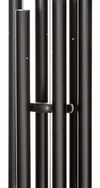 Corinthian Bells by Wind River – 44 inch Black Wind Chime for Patio, Backyard, Garden, and Outdoor Decor (Aluminum Chime) Made in The USA