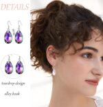 16 Pairs Drop Dangle Earrings Set for Women Rainbow Crystal Earrings Teardrop Dangle Hook Earrings Hypoallergenic Jewelry - Image 5