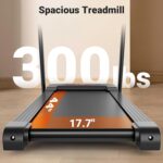 THERUN Incline Treadmill, 0-12% Auto Incline Treadmill for Running and Walking, 300 lbs Weight Capacity, Wide Belt, 3.0 HP, 18" LED Screen, 2 Layers Shock-Absorbing - Image 3