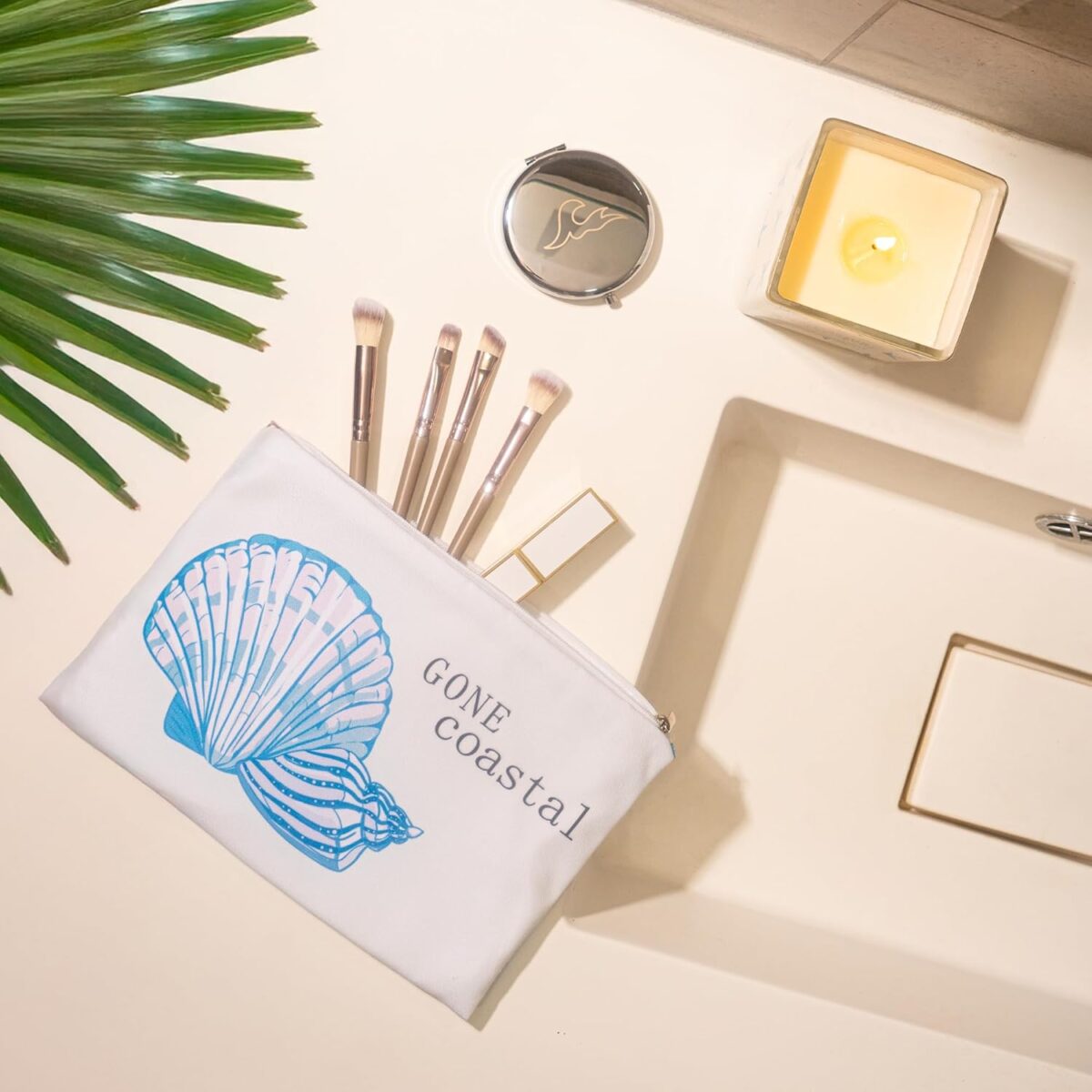 Self Care Gifts for Women. 15pc Gift Box Filled with Ocean Themed Beach Lover Gifts for Her. Thinking of You, Surgery Wellness Kit, Get Well Soon Basket, Birthday Package for Woman - Image 5