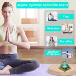 Orgone Pyramid, Small Healing Crystal Pyramid Porstive Energy Generator, Orgonite Pyramid for Resist Stress, Bring Good Luck and Wealth - Image 4