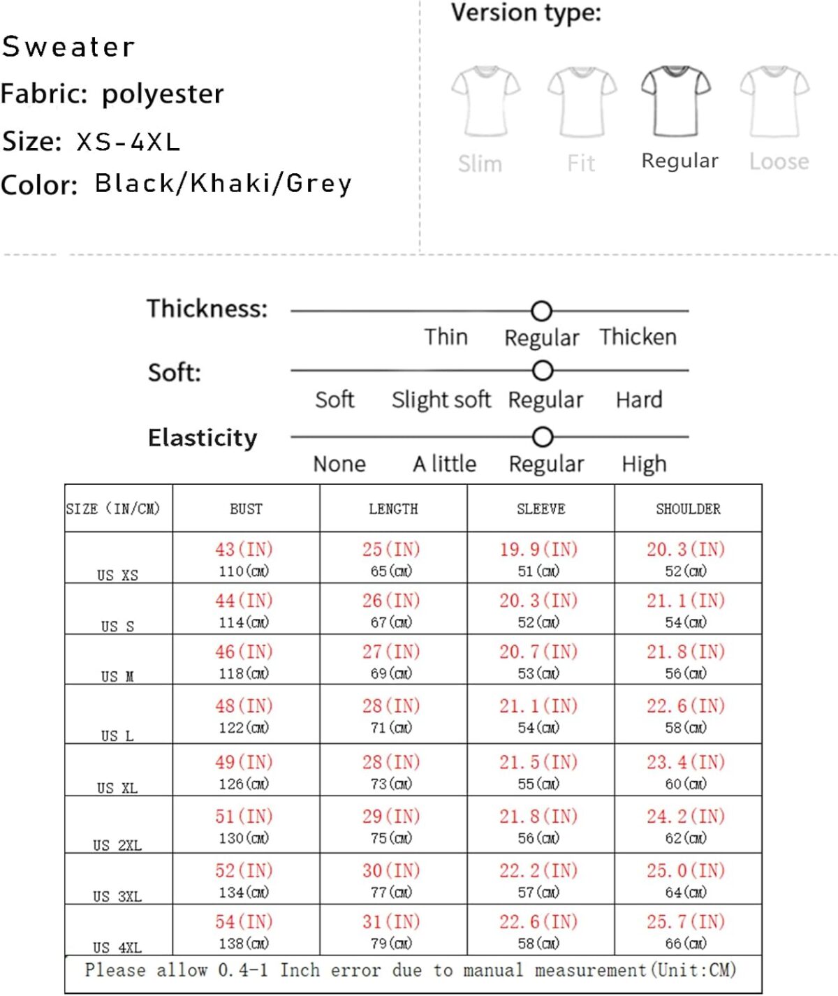 GURUNVANI Cardigan Sweater for Men Knitted Long Sleeve Sweaters with Buttons - Image 3