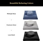 Meditation Cushion with Washable Premium Velvet Cover,100% Memory Foam Square Floor Cushion and Buckwheat Cushion Seating for Adults and Children Sitting, Yoga, Reading - Image 8