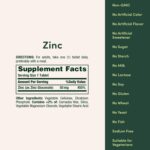 Nature's Bounty Zinc 50mg, Immune Support & Antioxidant Supplement, Promotes Skin Health 250 Tablets - Image 5