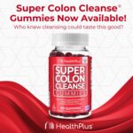 Health Plus Super Colon Cleanse 15 Day Supply of Gentle Gut Cleanse Detox, Psyllium Husk, Probiotics for Constipation Relief & Digestive Support, 60 Capsules - Image 2