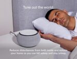 SNOOZ Smart White Noise Sound Machine - Real Fan Inside for Non-Looping White Noise, Sleep Aid for Adults, Travel, Sleeping, Bedroom, Portable, Baby Registry Essential - Cloud - Image 6