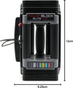 PowerBlock Elite EXP Adjustable Dumbbells, Sold in Pairs, Stage 1, 5-50 lb. Dumbbells, Durable Steel Build, Innovative Workout Equipment, All-in-One Dumbbells, Expandable with Expansion Kits - Image 8