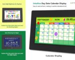 MASSII 2025 Digital Teaching Clock Talking Time, 24 Alarms Custom Reminders, Checklist to-Do List, Auto DST & Calendar Display, Sleep Trainer, Easy to Use for Kids Birthday Gift- Black with Remote - Image 2