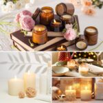 Soy Candle Wax for Candle Making 10 lbs Bag, Premium Natural Soy Wax Flakes, No additives and Pure, 100 Cotton Candle Wicks, 100 Wick Stickers, & 2 Centering Devices - Image 6