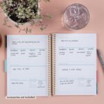 Erin Condren Coiled A5 Daily Wellness Planner, Features 160 Pages of Thick, Bleed Resistant 80 Pound Paper Boost Productivity, Durable, Pretty, Cute, Stylize - Image 5