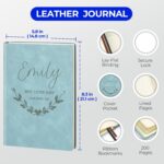 Personal Leather Journal Notebook, 9 Design, 5 Color, Customized Notebooks for Women and Men, Custom Journals to Write in, Diary for women, Personalized Gift for Sister, Girl, Boy, Mom and Dad - Image 6