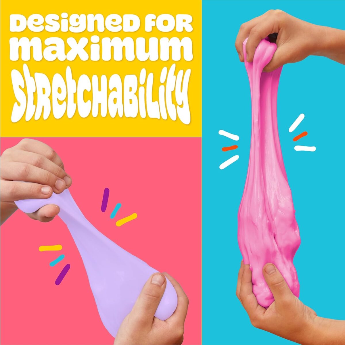 Play-Doh Super Stretch 12 Pack Playdoh Variety - Image 5