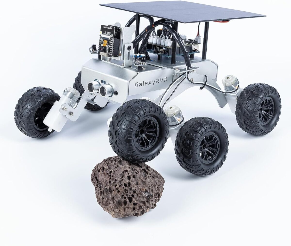 SunFounder GalaxyRVR Mars Rover Kit, Smart Video Robot Car Kit Compatible with Arduino Uno R3 with ESP32 CAM for Real-Time FPV Visuals, R3 Board & Rechargeable Batteries Included - Image 1