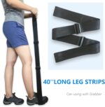 6PC Hip Kit, Hip Replacement Kit After Surgery,Hip Kit for Seniors Total Hip Replacement Prime-Grabber, Sock Aid,Shoehorn&Dressing Stick,Leg Strip,Back Scratcher,Bath Loofah, Hip Kit with Leg Lifter - Image 6