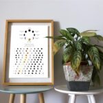 2025 Moon Phase Calendar (SHIPS FLAT) - Hangable Gold Lunar Wall Poster - Great as a Unique Gift, Moon Tracking, Wall Décor & Art, Astrology Decorations - A Celestial Calendar - by Thankful Greetings - Image 5